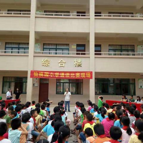 麻岗镇仙桃园小学 “第一届校园读书活动”情况汇报