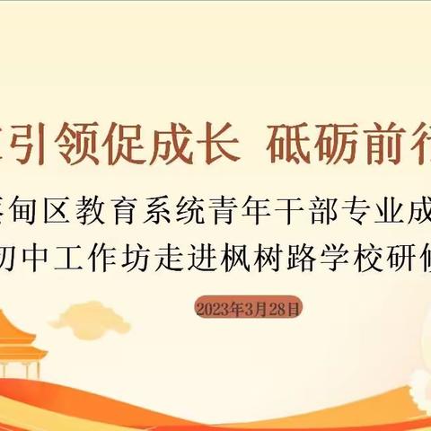 专家引领促成长，砥砺前行正当时——蔡甸区教育系统青干班研修活动报道