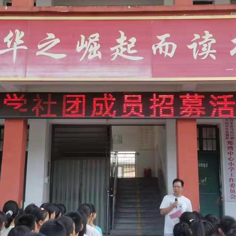 郑湾小学社团招募活动