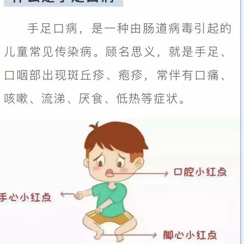 手足口病不可怕 ，做好预防远离它。   一一梨林实验幼儿园温馨提示