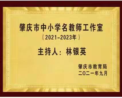 肇庆市林银英名教师工作室网络学员招募令