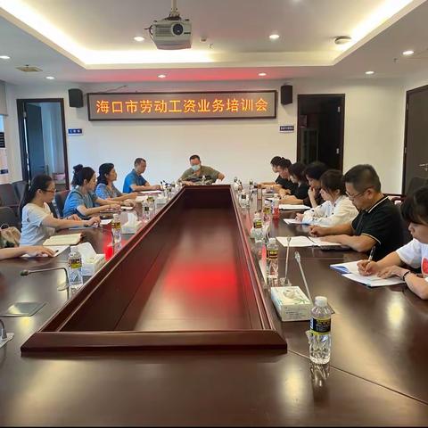 海口市统计局召开劳动工资业务培训会