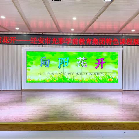 向阳花开——迁安市光彩学前教育集团特色课程展示活动