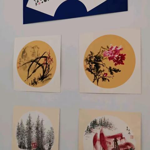 潜江市江汉油田老年大学国画班2021年国画展