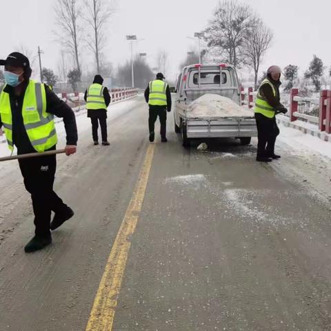 临颍县农管所积极应对雨雪冰冻天气