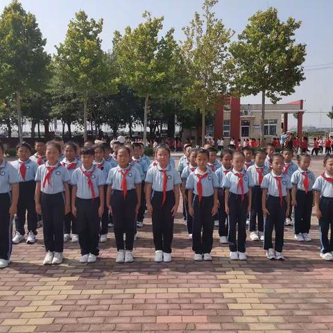 军训队列，秀我风采——丁庄街道中心小学军训队列比赛