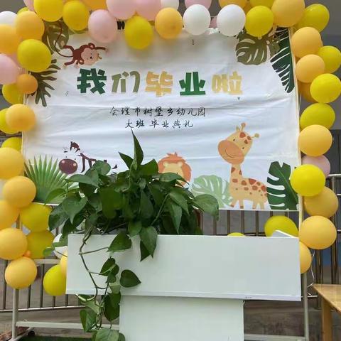 会理市树堡乡幼儿园开展“礼别.小时光”毕业典礼活动