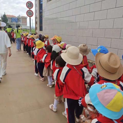 阳光幼儿园宝贝们参观小学记