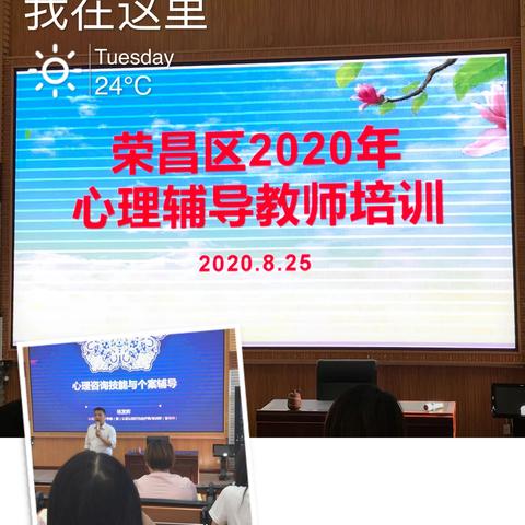 聆听心语，润物无声一一荣昌区2020年心理辅导教师培训