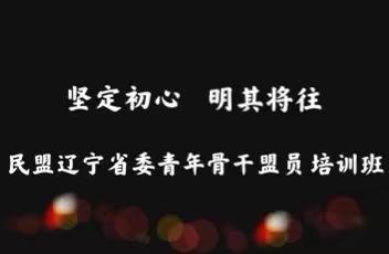 坚定初心 明其将往，—民盟辽宁省委举办青年骨干盟员培训班