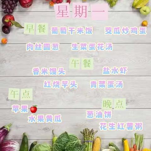 城厢中学附属幼儿园每周食谱（4.11--4.15）