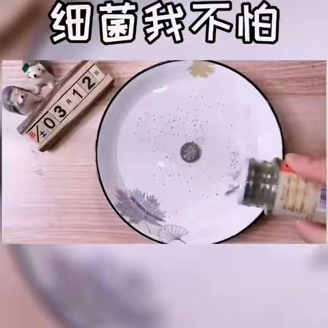 【四幼复园线上资源包】小班（九）科学小实验“细菌🦠我不怕”