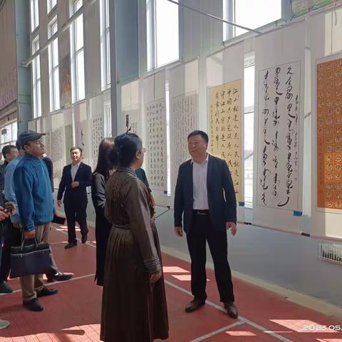 科左后旗蒙古族实验小学举办首届书法展