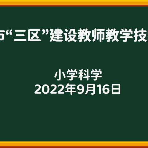 百舸争流千帆竞 乘风破浪正远航——记小学科学教师技能大赛