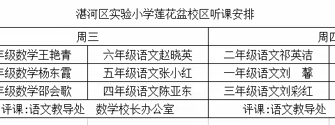 视导听课求精进，听课评课助成长