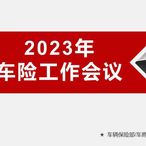 可克达拉中心支公司参加新疆分公司2023 年车险工作会议