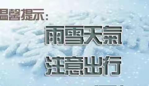 鱼台县张黄镇武台小学——低温雨雪冰冻天气学生安全——告家长一封信