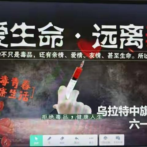 ［养正德育+禁毒教育］乌拉特中旗第二小学六年级一班“珍爱生命   远离毒品”主题班会