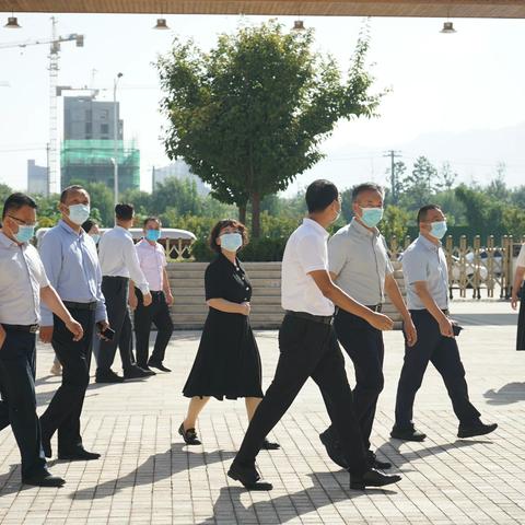 督导促提升  启航新征程——渭南市华州区实验学校迎接市领导检查