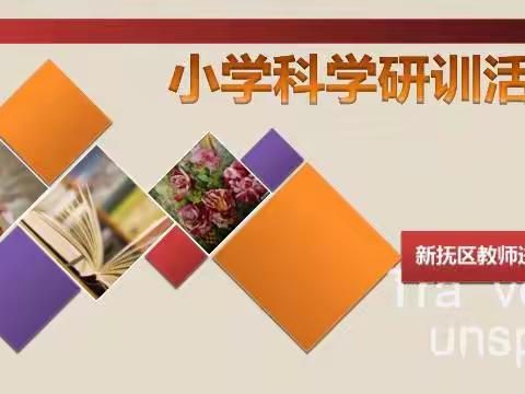 新抚区小学科学线上研训活动(一)