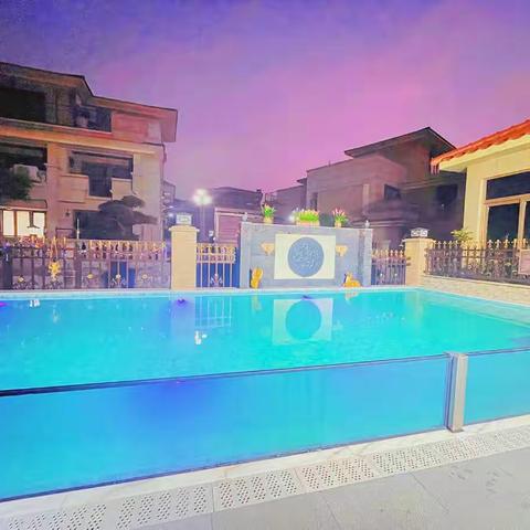 龙之泉 网红恒温大泳池 温泉别墅"6套房 10床  7泡池  豪华"麻将房 "KTV