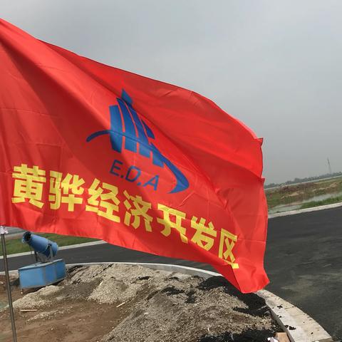 开发区组织园区项目及路网建设现场观摩活动