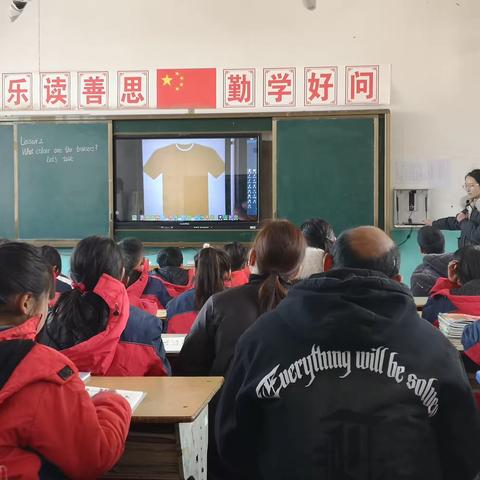 英语课堂，精彩纷呈——西姜寨乡白庄小学英语听评课活动