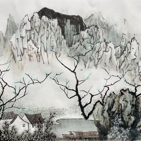 学画山水画（二）