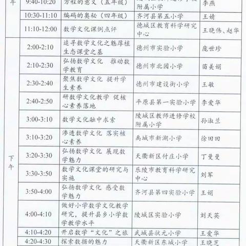 聚焦数学文化 提高核心素养——边临镇学区参加实验学校成果分享与展示活动