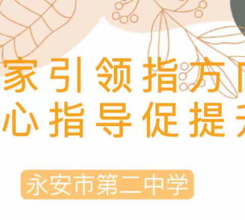 专家引领指方向 悉心指导促提升——永安二中迎接市教研室音、体、心、劳学科专项视导