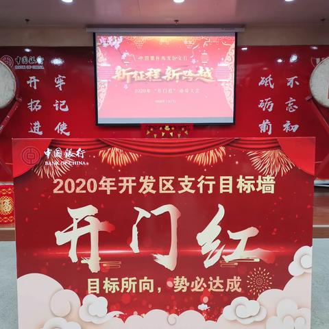 中国银行开发区支行2020年“开门红”动员大会