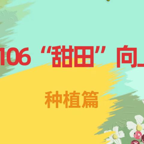 2106的“甜田”向上—种植篇