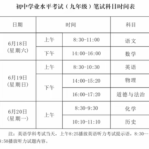 中考温馨提示 西安市大明宫中学2022年中考致家长书