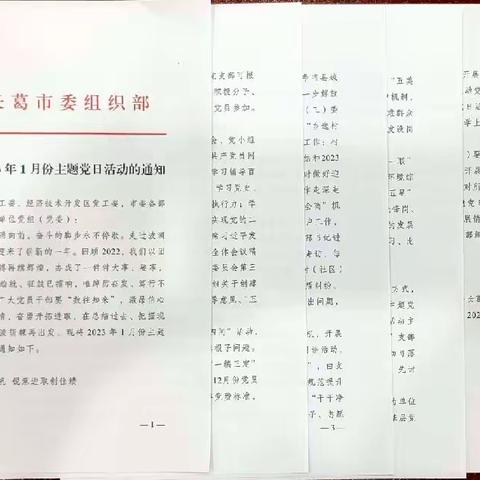 踔厉奋发再扬帆，锐意进取创佳绩--长葛实验中学党支部2023年1月份主题党日活动纪实