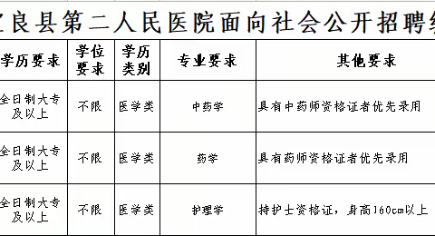 宜良县第二人民医院2022年（春季）面向社会公开招聘编制外工作人员公告