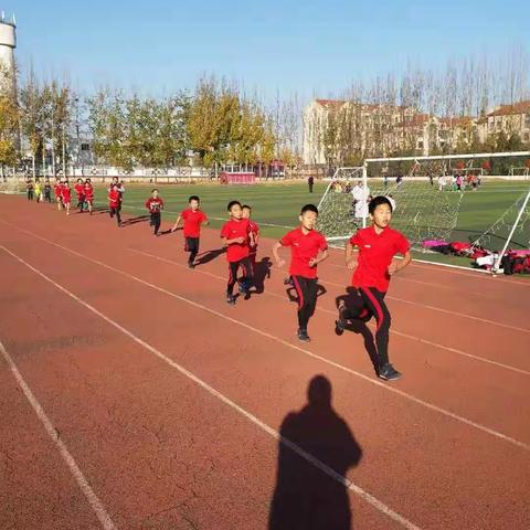 韩村河中心小学2018年冬季长跑交流活动