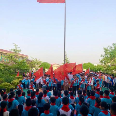 红心向党，强国有我——罗义北庄中心学校迎国庆系列活动