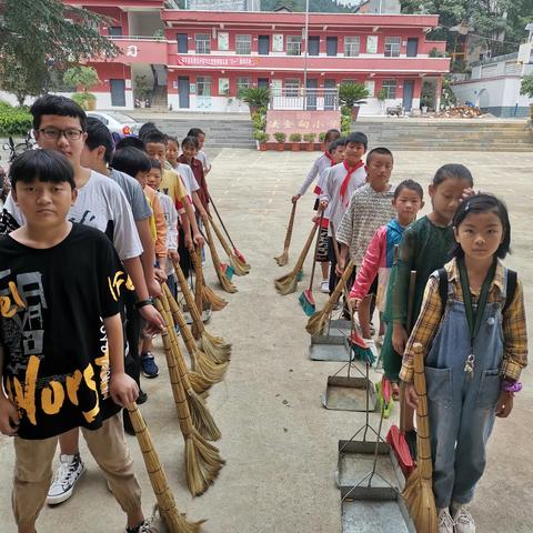 法金甸小学爱国卫生行动