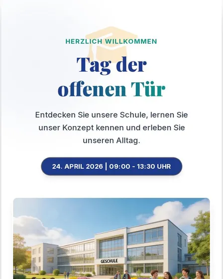 Schulinformationstag: Einblicke, Programm & Anmeldeinfo für Eltern & Schülerinnen