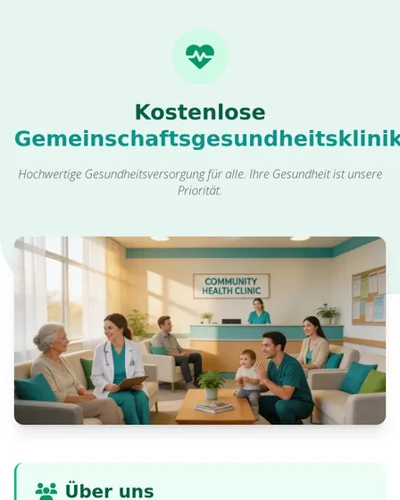 Kostenlose Gemeinschaftsgesundheitsklinik: Für Dich Und Unsere Gemeinde