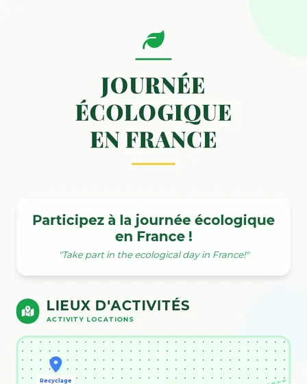 French Ecological Day: 3 Key Activities