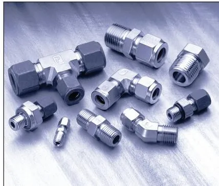 多种卡套接头的形态