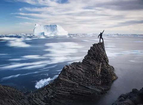 格陵兰岛壮丽但孤寂的自然风光