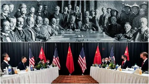 中美高层对话历史对比图