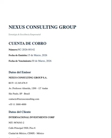 Recibo de Pagamento - Consultoria Premium