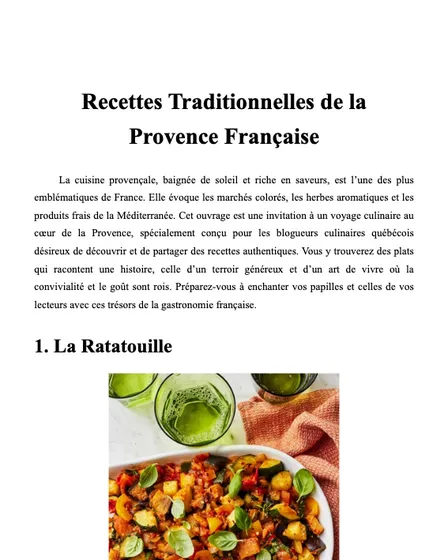Recettes Traditionnelles de la Provence (v3)
