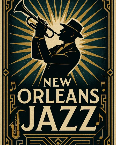 New Orleans Jazz Prints - 4 Artistic Styles