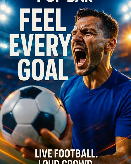 Pop Bar Football Event Posters - Complete Campaign