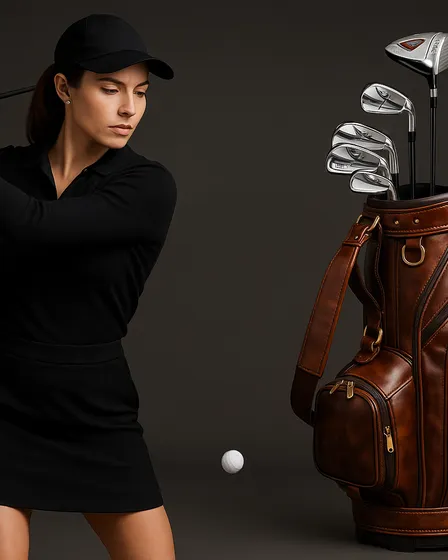 Equipo Golf Vintage - Integración Golfista Elegante
