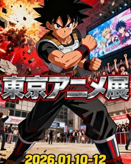 Tokyo Anime Exhibition Poster - Date Change to 2026.01.10-12
